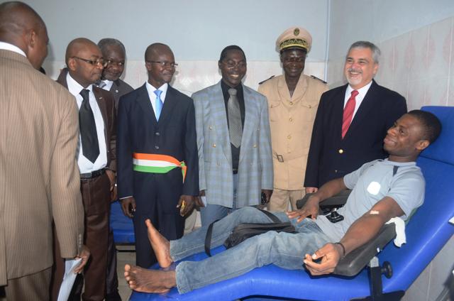 CELEBRATION DE LA 10 ème JOURNEE DU DON DE SANG A SAN PEDRO.
la Côte d'Ivoire rend hommage à ses  donneurs bénévoles