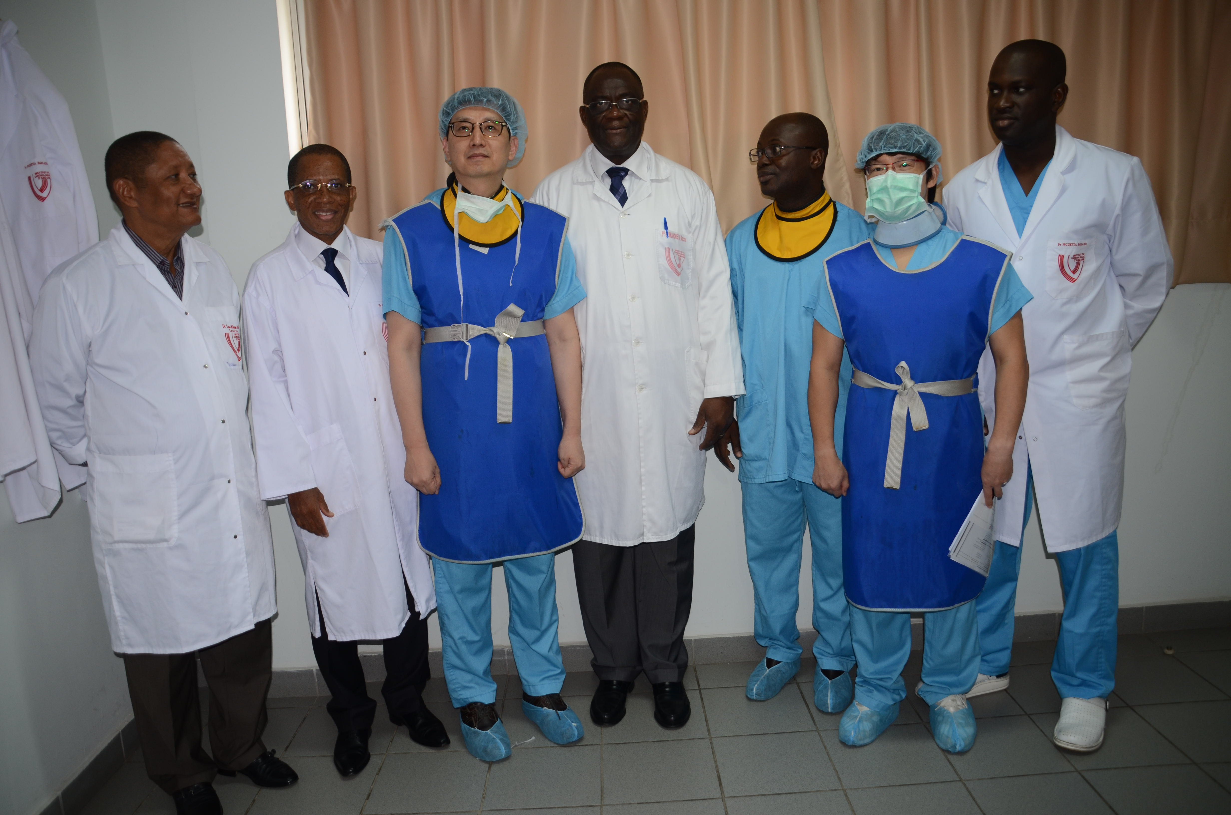 Une mission de cardiologue Coréen à l'ICA (Institut de Cardiologie d'Abidjan).