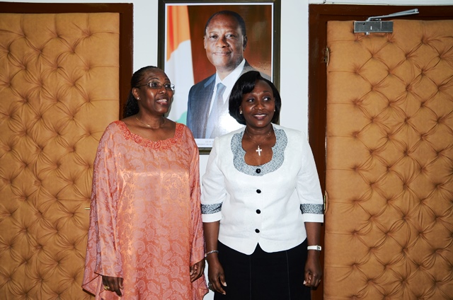 SANTE/AUDIENCE DE LA MINISTRE DE LA SANTE ET DE LA LUTTE CONTRE LE SIDA ET DR FATOUMATA NAFO TRAORE, DIRECTRICE EXECUTIVE DE ROLL BACK MALARIA