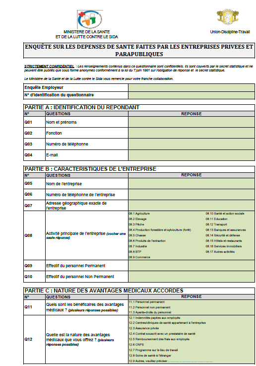 questionnaire collecte de données à télécharger :
(voir dans la rubrique Publication pour plus d'info).