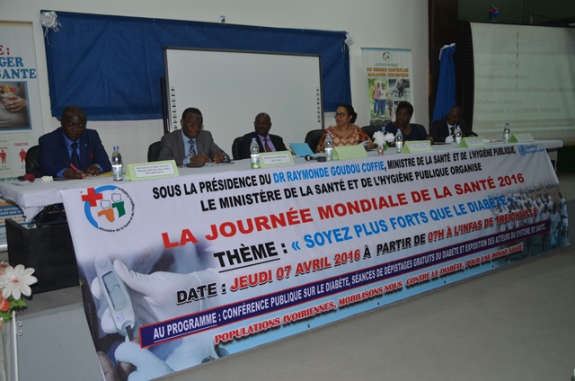 JOURNÉE MONDIALE DE LA SANTE
DISCOURS DE MSHP...
THÈME : « SOYEZ PLUS FORT QUE LE DIABÈTE » 