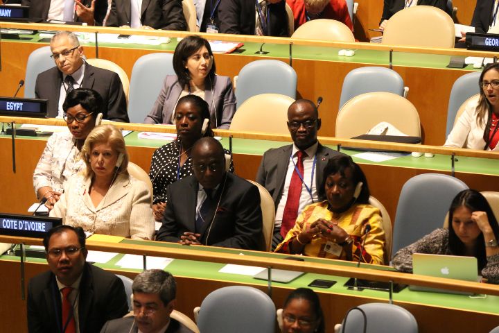 Lutte contre le VIH/SIDA/ la Première Dame, Dominique Ouattara, Ambassadeur spécial de l’ONUSIDA à l’Assemblée Générale des Nations-Unies à New-York : « La Côte d’Ivoire a enregistré des progrès importants en matière de lutte contre le SIDA 