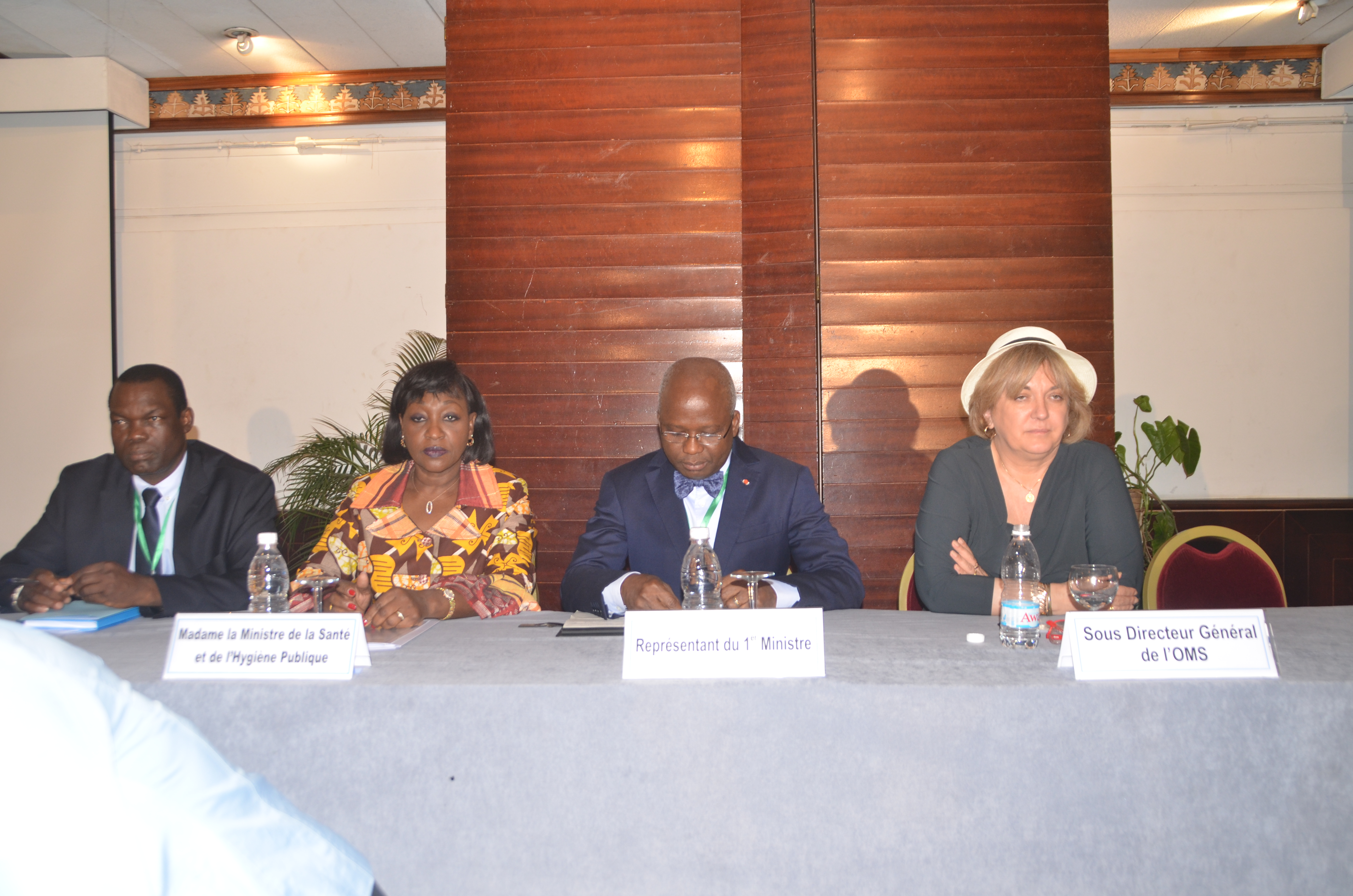 OUVERTURE ATELIER DE L'OMS SUR LA CONSULTATION INTERSECTORIELLE DES DECIDEURS ET DES PARTENAIRES DES PAYS FRANCOPHONES SUR L'EMPLOI EN SANTE ET LA CROISSANCE ECONOMIQUE .....

Abidjan du 15 au 16 juin 2016....