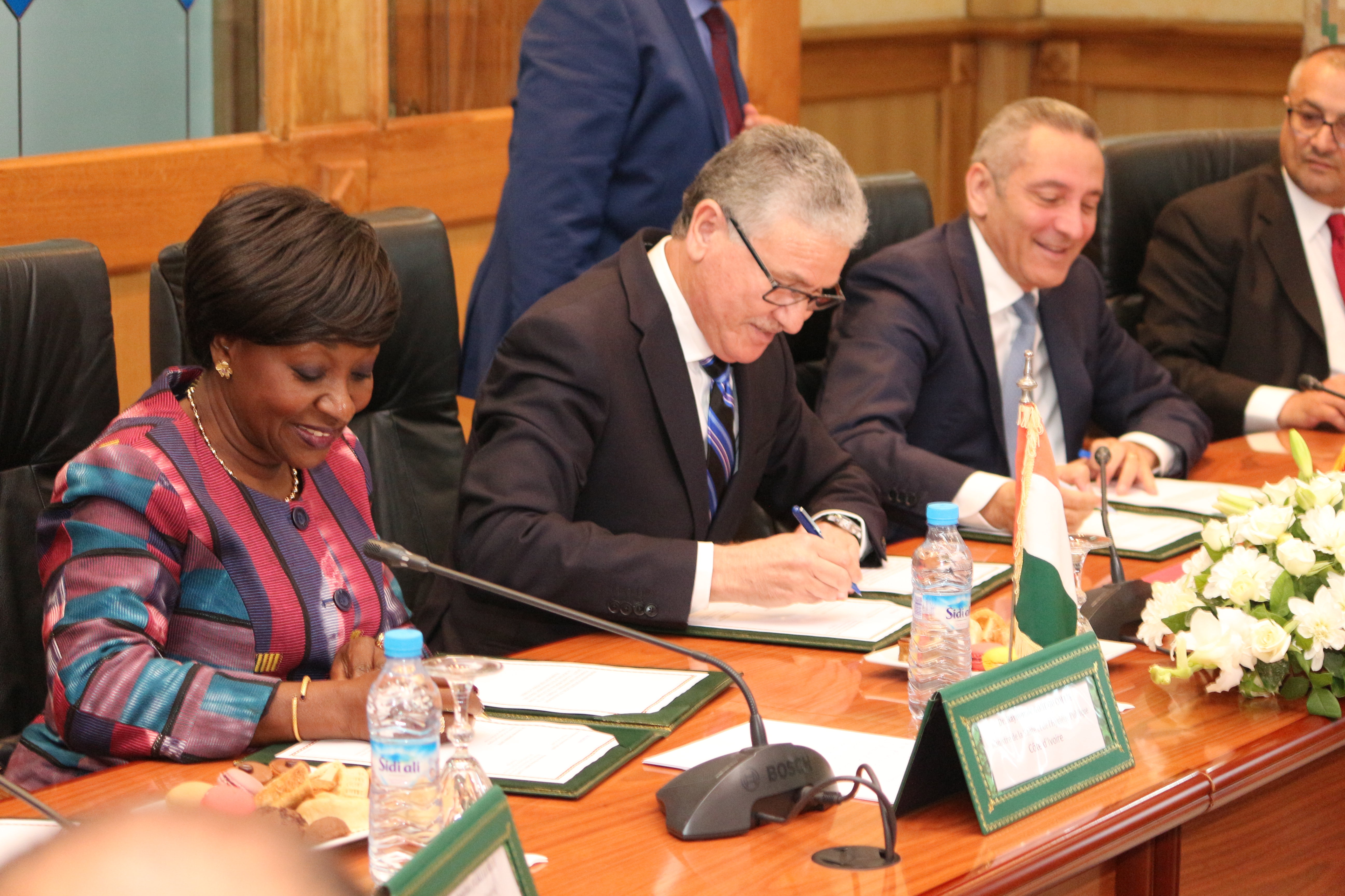 Signature de convention avec le Maroc