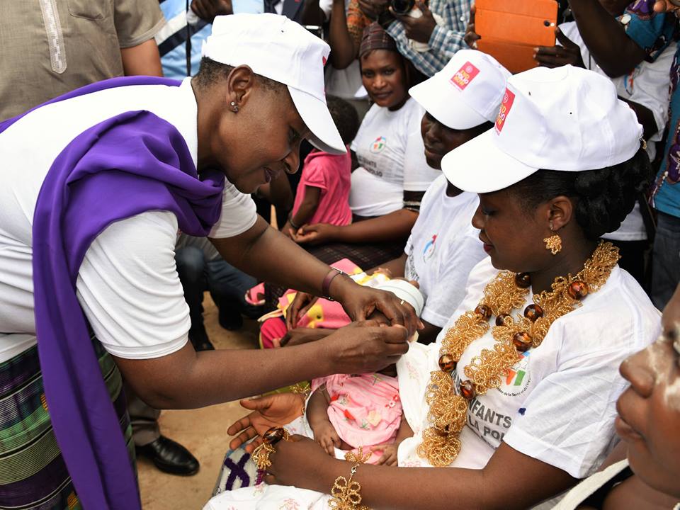 Lancement officiel du 2ème passage des Journées Nationales de Vaccination (JNV) contre la polio.