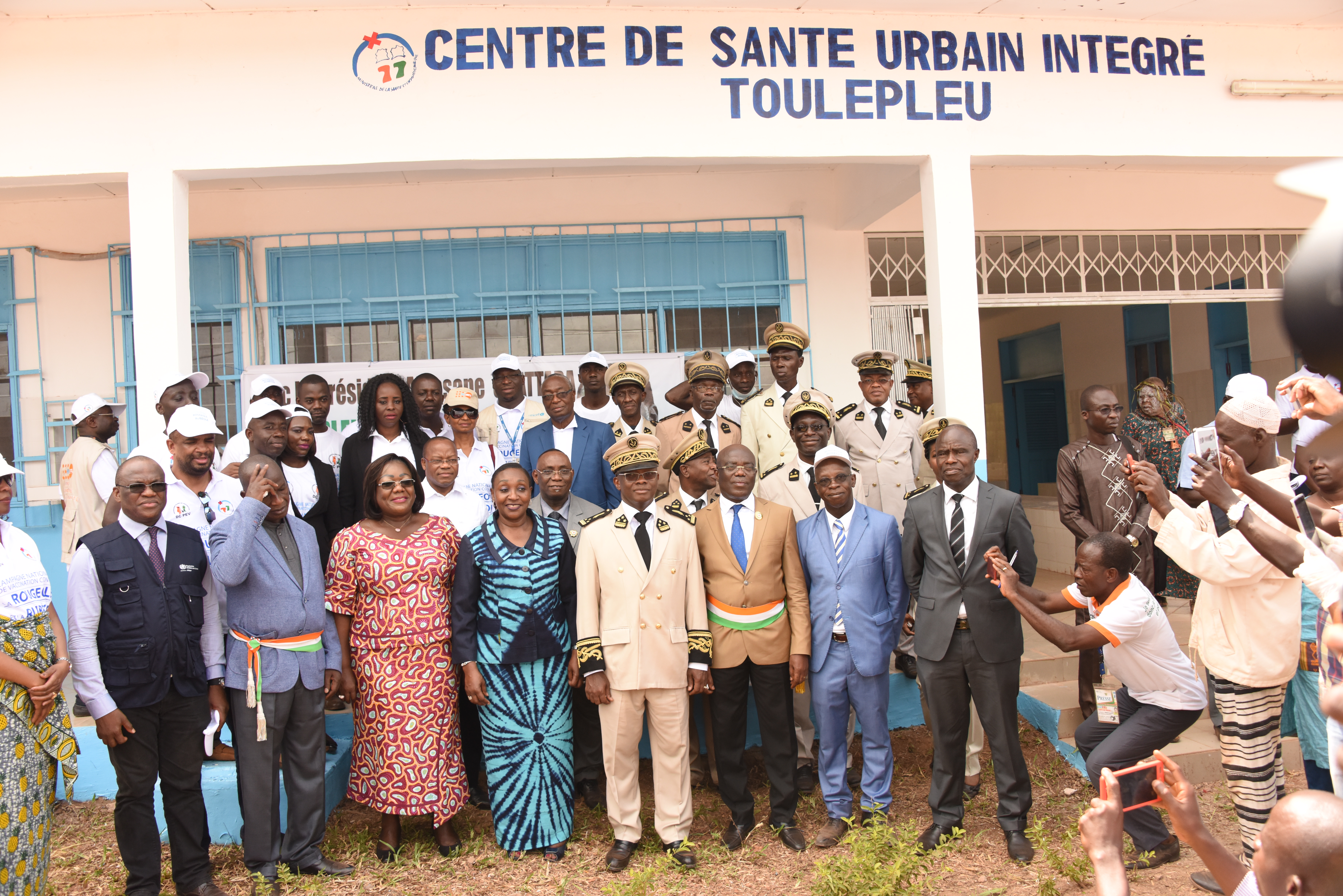 Inauguration du Centre de Santé Urbain Intégré de Toulepleu