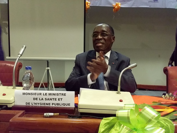 Le Ministre de la Santé et de l'hygiène Publique,le Dr AKA AOUELE à procédé au lancement de la campagne nationale pour la promotion de la santé maternelle,néonatale et enfantine ce vendredi 05 Avril 2O19 à Yamoussoukro