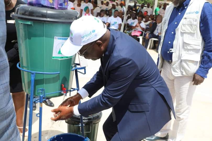 Journée Mondiale du lavage des Mains/ Le Ministre Dimba invite à la pratique quotidienne du geste