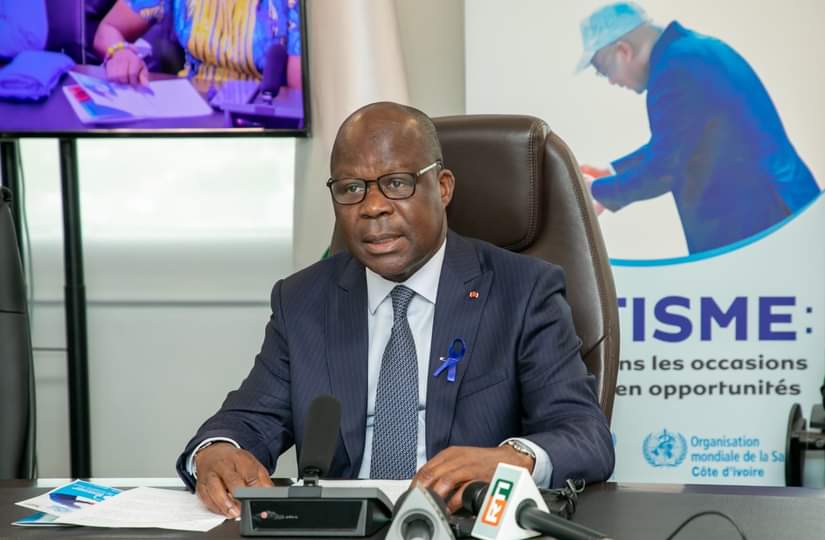 Journée Mondiale de l’Autisme : Le Ministre Pierre N'gou DIMBA  lance « Avril Bleu »