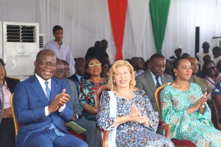 CNRAO/ DOMINIQUE OUATTARA INAUGURE UN CENTRE DE NUTRITION