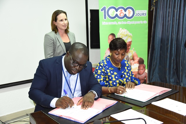 Signature de convention entre  Ministère de la Santé et de l'Hygiène Publique et l'ONG MAP International